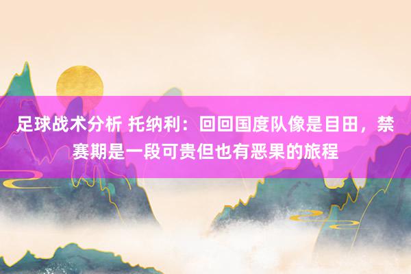 足球战术分析 托纳利：回回国度队像是目田，禁赛期是一段可贵但也有恶果的旅程