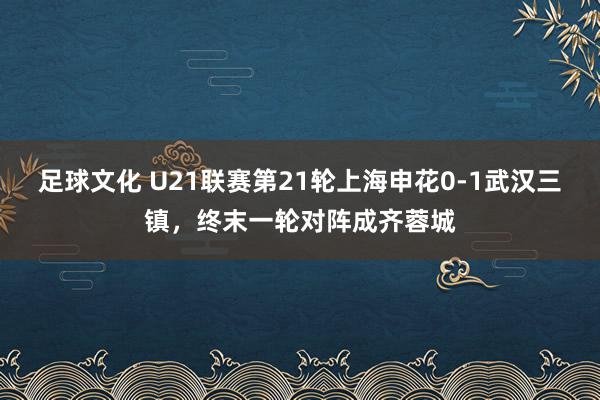 足球文化 U21联赛第21轮上海申花0-1武汉三镇，终末一轮对阵成齐蓉城