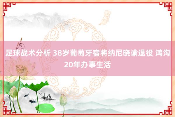 足球战术分析 38岁葡萄牙宿将纳尼晓谕退役 鸿沟20年办事生活